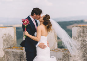 Romantisch trouwen op een kasteel Kasteel - Trouwen in Toscane - foto: Funkybirdphotography