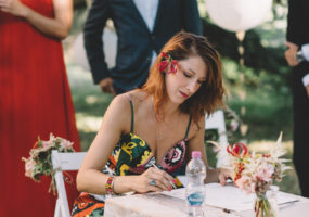 Symbolische ceremonie - Trouwen in Toscane