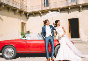 Trouwen in Toscane - Funkybirdphotography - De trouwauto