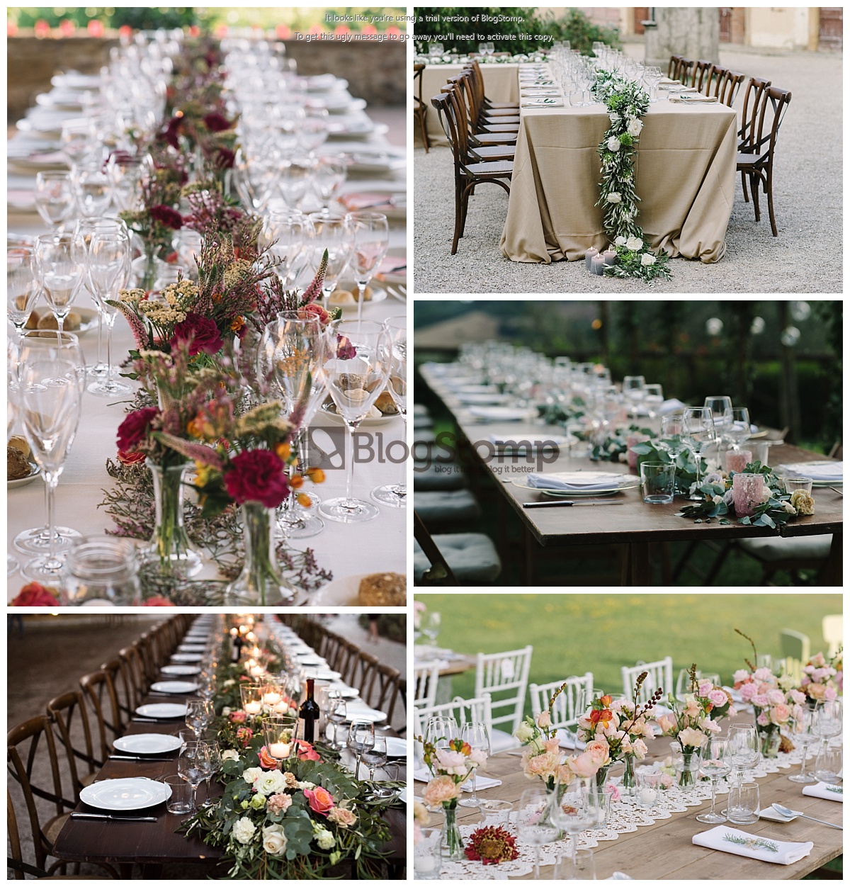 diner tafel styling glazen
