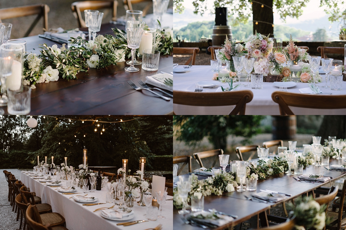 trouwen in Toscane bruilofstyling glazen vintage weddingstyling tablestyling tafelstyling
