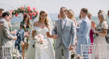 Elegante ceremonie bij Toscaanse villa