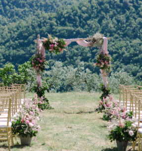 Toscaanse bruiloft met uitzicht